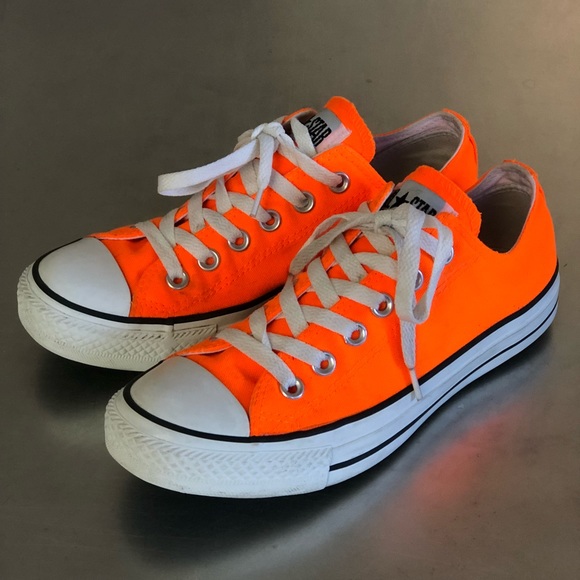orange bottom converse